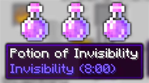 How To Make Potion Of Invisibility Minecraft