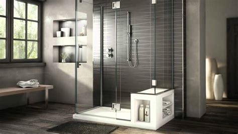 Fabulously Modern Shower Stalls With Seat - YouTube