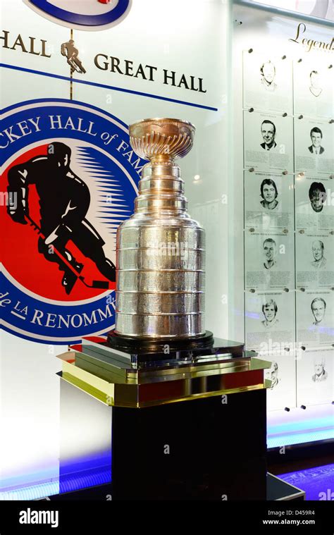 Hockey Hall of Fame Toronto Ontario Canada stanley cup Stock Photo - Alamy