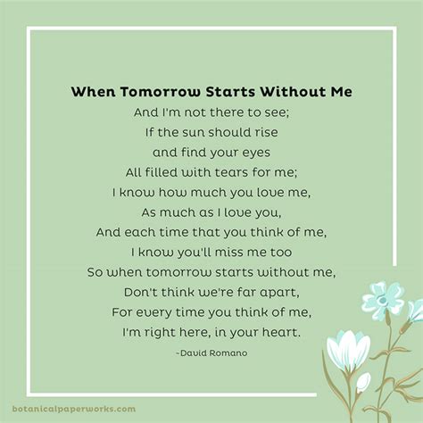 when tomorrow starts without me poem meaning - Monroe Campos