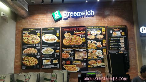 greenwich menu 2016