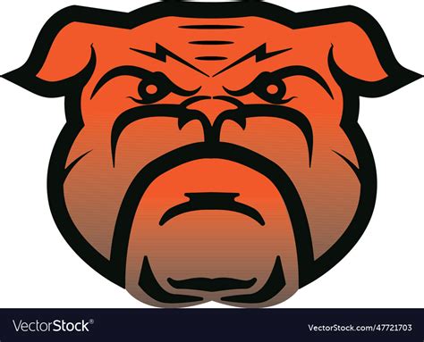 Bulldog logo Royalty Free Vector Image - VectorStock