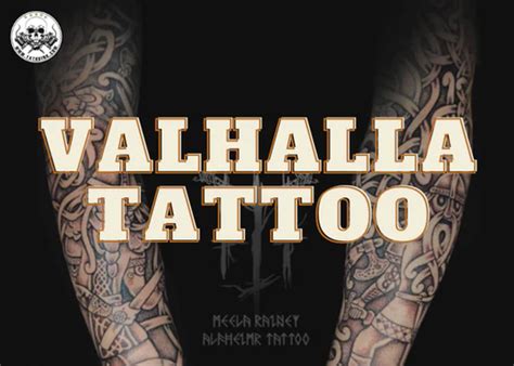 TOP 10 BADASS VALHALLA TATTOO – Skull & Viking Graphic Tees | 3D All ...