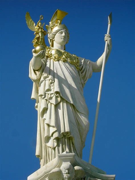 Athena statue | Greek mythology gods, Greek and roman mythology, Athena ...