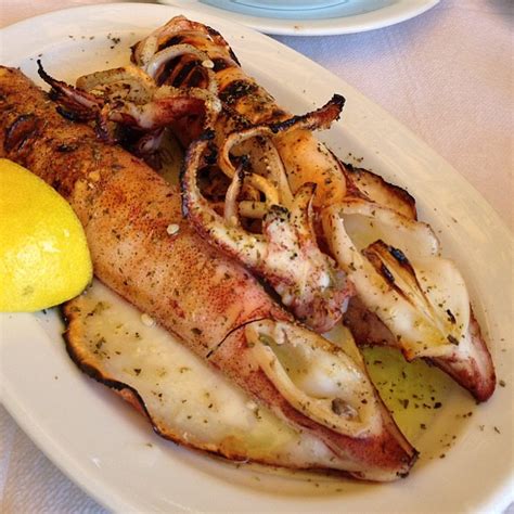 Grilled Calamari... uncut, fresh, and marinated in olive o… | Flickr