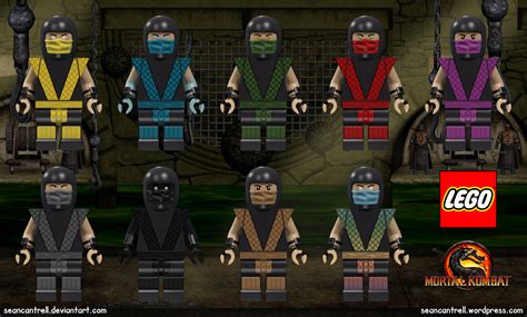 Lego Mortal Kombat Minifigures – Male Ninja | Mortal kombat, Lego, Lego ...