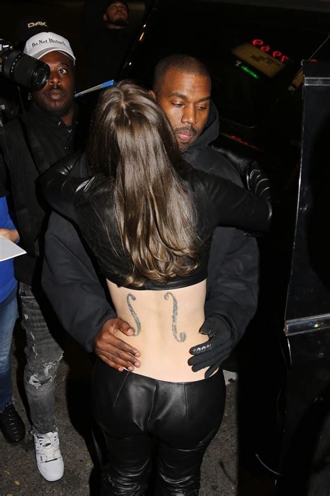 Kanye West's new girl Julia Fox shows off massive back tattoos in VERY ...