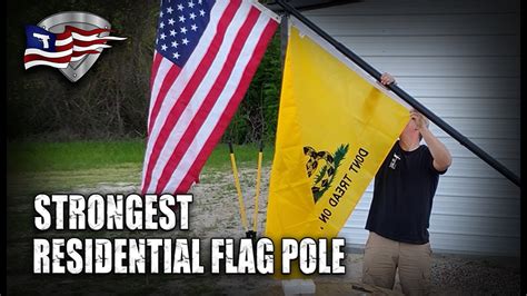 Strongest Residential Flag Pole? / Service First Freedom Edition - YouTube