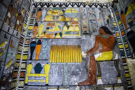 Ancient Egyptian Tomb Drawings