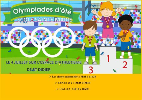 Chanson Jeux Olympiques Cycle 3 - Image to u