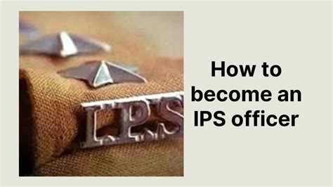 How to become an IPS officer - tour2tech