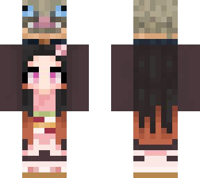 Nezuko&Inosuke | Minecraft Skin