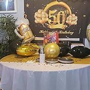 FIGEPO 50th Birthday Party Decorations to 50 Years Old Party Supplies ...