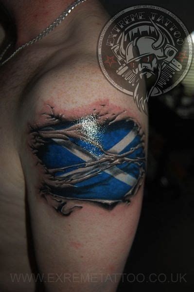 scottish flag by Gabi Tomescu Scotland UK | arm tattoos | Scottish ...