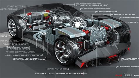 Audi inspired F-Tron design concept is a nuclear-powered supercar