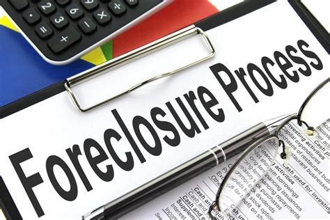 Foreclosure Process - Clipboard image