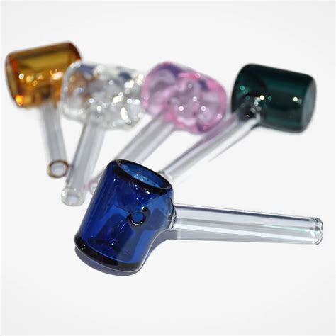 Portable Mini Glass Tobacco Pipe Smoking Pipe Herb Tobacco Pipes Tool ...