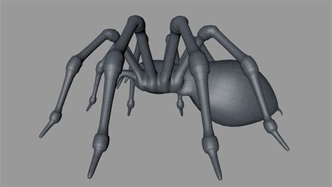 3D spider rigged model - TurboSquid 1588332