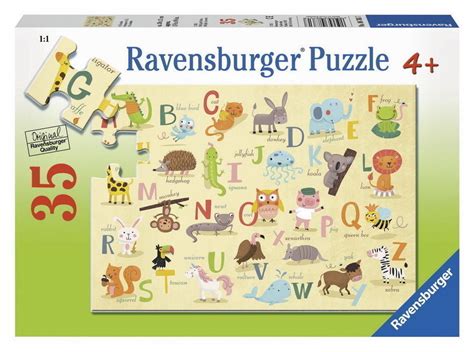 Buy Ravensburger - A-Z Animals Puzzle 35pc