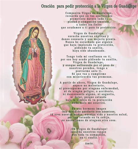 Oracion A La Virgen Oracion Virgen Guadalupe Frases Virgen De Guadalupe | Porn Sex Picture