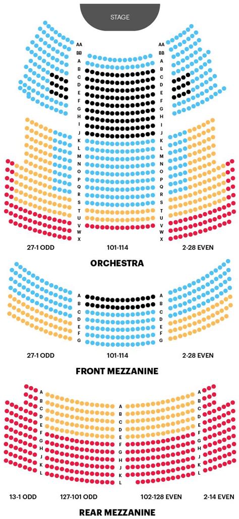 Majestic Theatre Seating Chart | The Phantom Of The Opera Guide | Majestic theatre, Theater ...