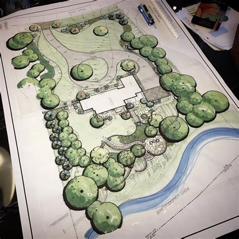 Color Master Plan #swh #landscapearchitecture #design #drawing #art Landscape Architecture ...