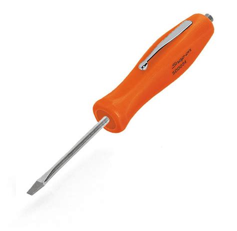 Slotted NEW Snap On Pocket Screwdriver Orange Flat Blade with Magnet End NEW Automotive Tools ...