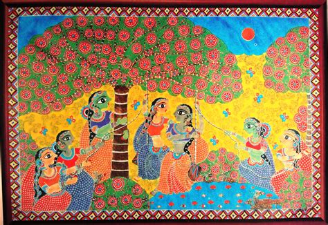 Mithila Painting – India InCH – Address Directory: Traditional Craftspeople, Weavers, Artists ...