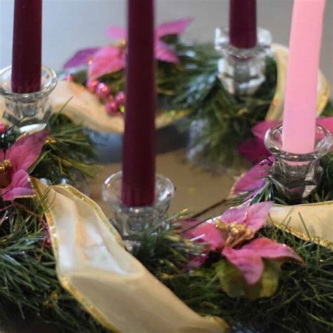 Simple Advent Wreath DIY - Joyfully Domestic