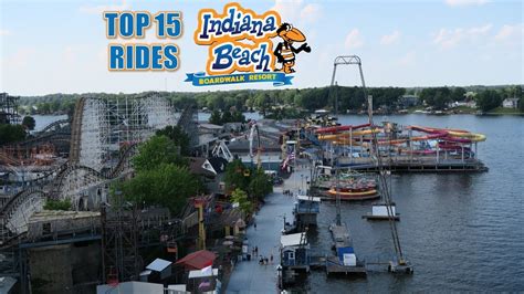 Top 15 Rides at Indiana Beach - YouTube