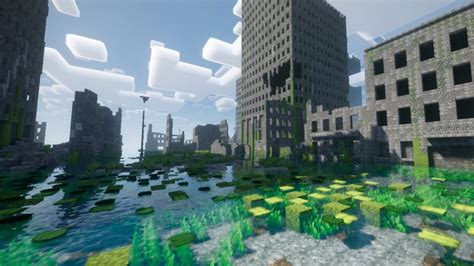 Abandoned City Map & Realistico Shader & Nice Texture Pack v2 - YouTube