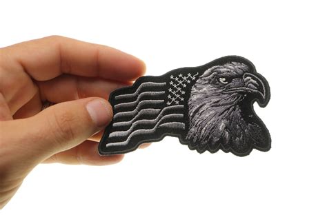 Eagle American Flag Reversed Patch | Embroidered Patches by Ivamis Patches