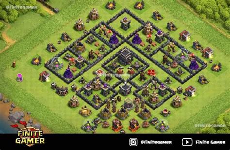 15 Best Town Hall 9 Farming Base Link 2023 (TH9 Base) - Finite Gamer