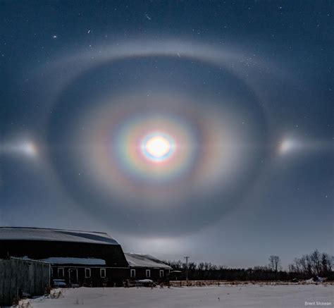 APOD: 2020 February 24 - Moon Corona, Halo, and Arcs over Manitoba