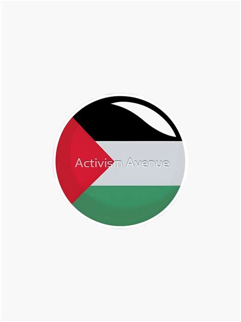 "Palestine flag emoji" Sticker for Sale by Activism Avenue | Redbubble