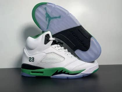 Air Jordan 5 White/Lucky Green/Black DD9336-103 - SoleSnk