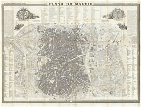 Plano de Madrid.: Geographicus Rare Antique Maps