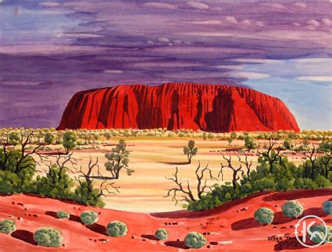 Uluru (Ayers Rock) by Peter Taylor Tjutjatja from Alice Springs ...