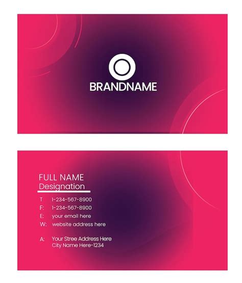 Premium Vector | Business card template