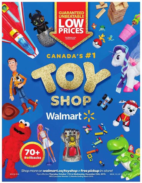 Walmart Toy Shop Flyer October 17 to December 25