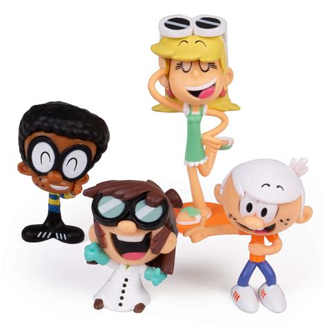 Buy The Loud House Figure 4 Pack - Lincoln, Clyde, Lisa, Leni - Action Figure Toys from The ...