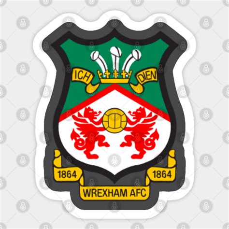 Wrexham Red Dragons A.F.C. - dk - Wrexham Football Club - Sticker ...