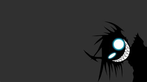 Creepy Monster wallpaper (this is the wallpaper that I use on my laptop, it's creepy yet simple ...