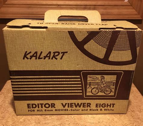 VINTAGE Kalart Editor Viewer Eight, EV 8, 8mm Film Editor Viewer ...