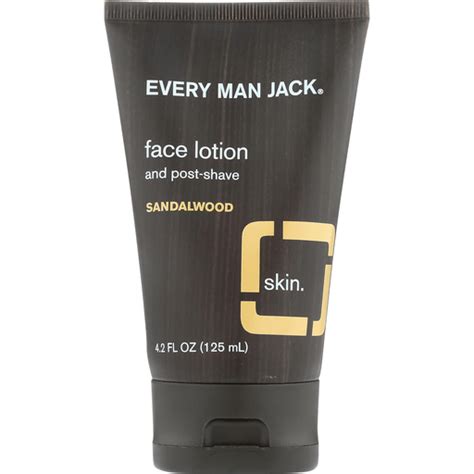 Every Man Jack Face Lotion and Post Shave - Sandalwood - 4.2 oz | Health & Personal Care | Foodtown