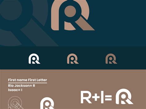 MODERN RI LOGO DESIGN by ZAMIN AHMED on Dribbble