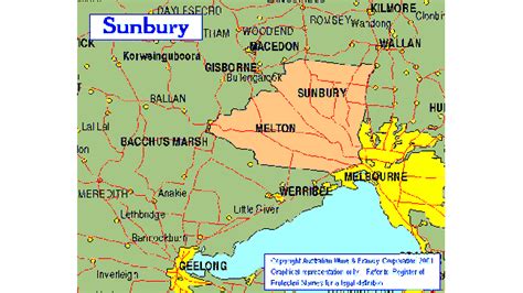 Sunbury Map