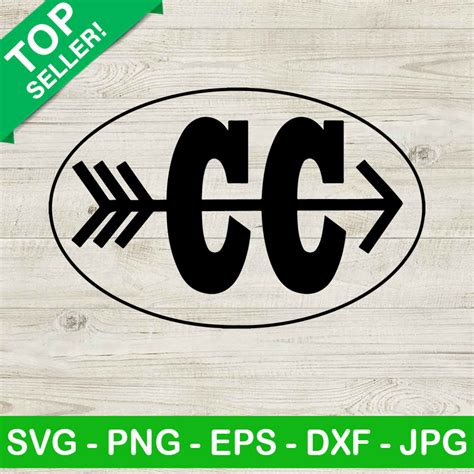 Cross Country SVG, CC Arrow SVG, Cross Country Logo SVG