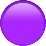 🟣 Purple Circle Emoji on Apple iOS 16.4