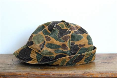 Jones Hat Cap Camouflage Canvas Hunting Camo Duck Made In USA